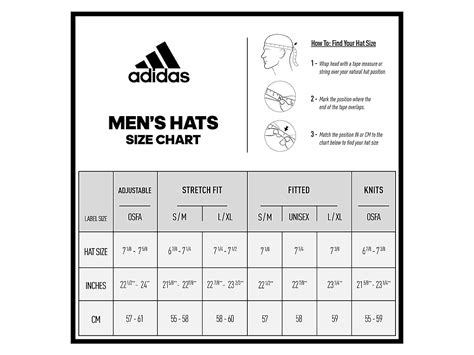 cap grössen adidas|Adidas cap size chart.